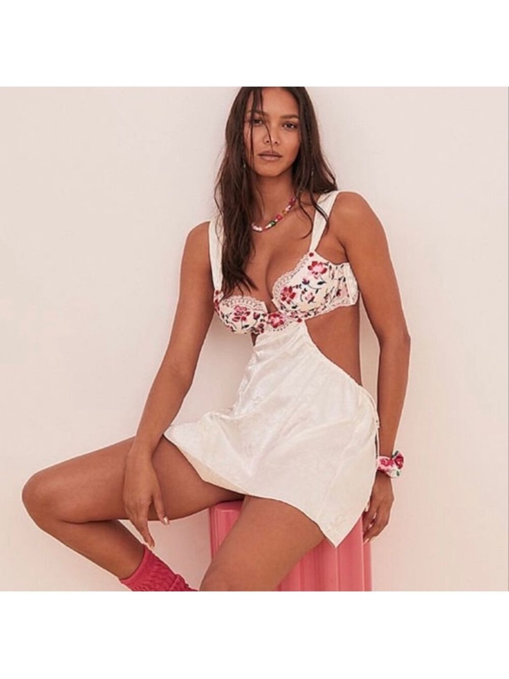 Victoria’s Secret  x for love and lemons festival rose dress